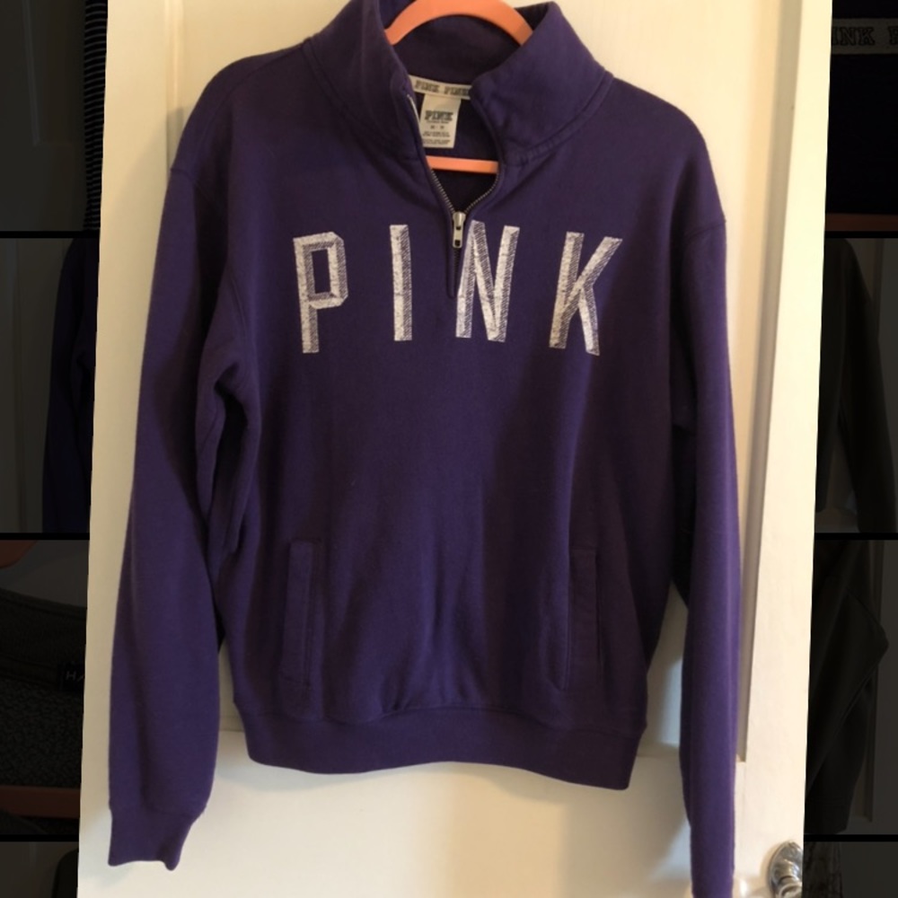 Victoria’s Secret PINK - Purple Quarter ZIP Hoodie